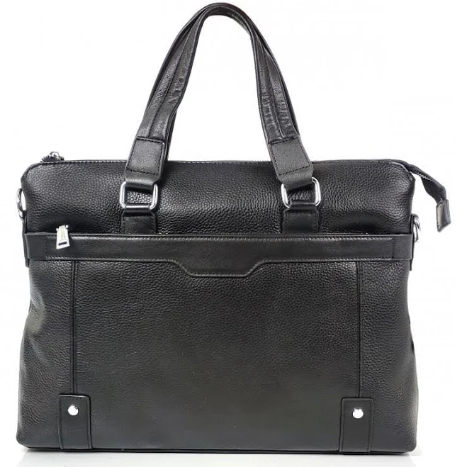 bag Деловая сумка-портфель натуральная кожа черный Арт.F-A25F-17637A R.B (Китай). Портфель. сумки, чемоданы, портфели. портфели деловые VivaVerba $2995