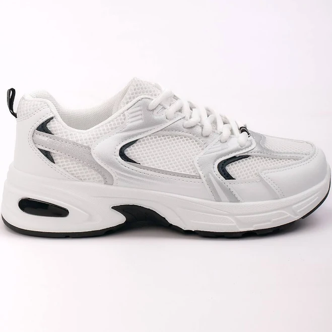 shoes Кросівки жіночі Fashion білі з сірими вставками konfiskat.ua $949