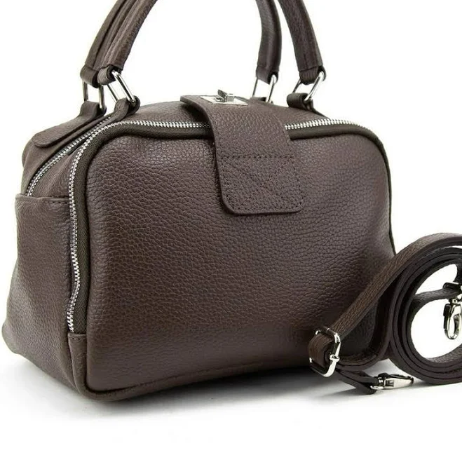 bag Сумка жіноча на плече кросбоді з натуральної шкіри флотар на два відділи з ручкою повсякденна середня Firenze F-IT-1045C Шоколадний. Сумки ROZETKA $2487