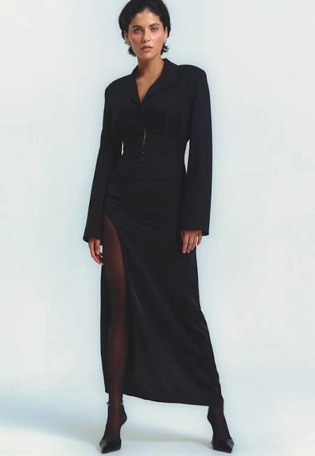 спідниця Gepur Чорна спідниця максі із високим розрізом gepur.com $1399