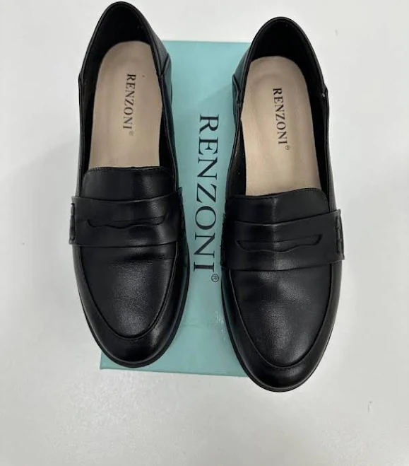 shoes Туфлі лофери жіночі Geronea DCO102-1 чорні на низькому підборі 36 4shoes $2490