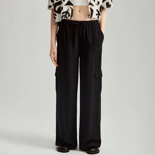 pants House Широкі штани з кишенями карго House $599