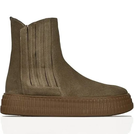 shoes Замшеві Жіночі Челсі Kasandra (2005_3) колір світло-коричневий Intertop.ua $4600