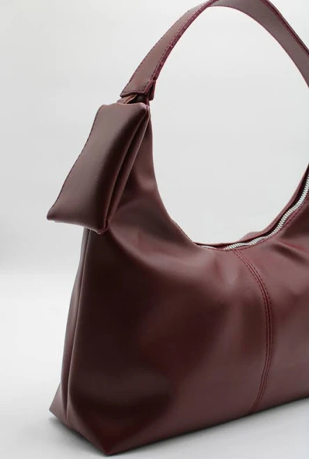 bag LASSO Жіноча Бордова Сумочка З Бічною Кишенею, Деталізована Застібка-блискавка, Підкладка Зі Штучної Шкіри, Ручна Та Плечова Сумка f&uuml;r Adult Жінка / Trendyol $1675.94