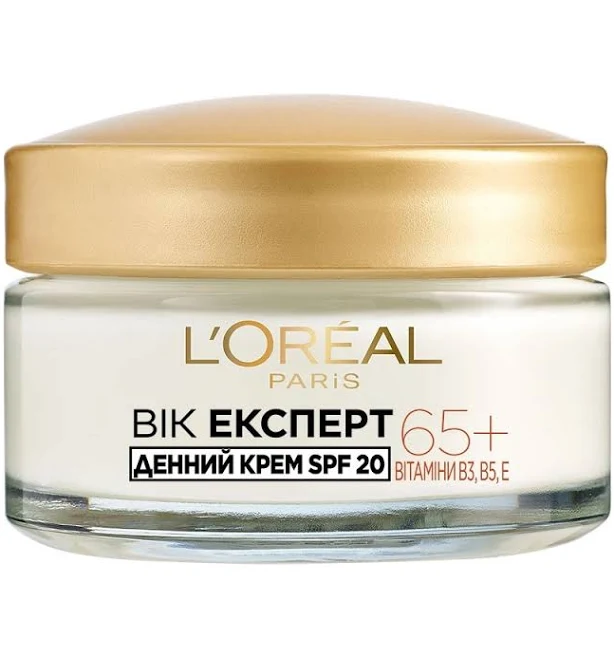 shoes Крем для обличчя L'Oreal Paris Вік Експерт 65+ денний 50мл ROZETKA $212
