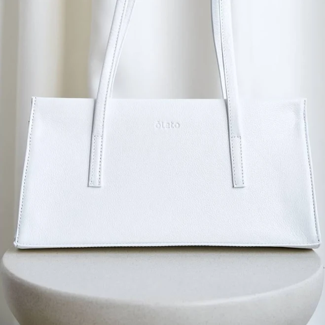 bag Жіноча сумка шкіряна Luanna біла Oleto $2900