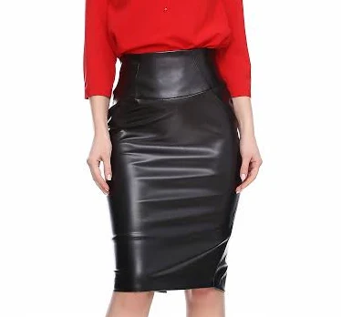 skirt Спідниця олівець з еко шкіри M LadyLike $313