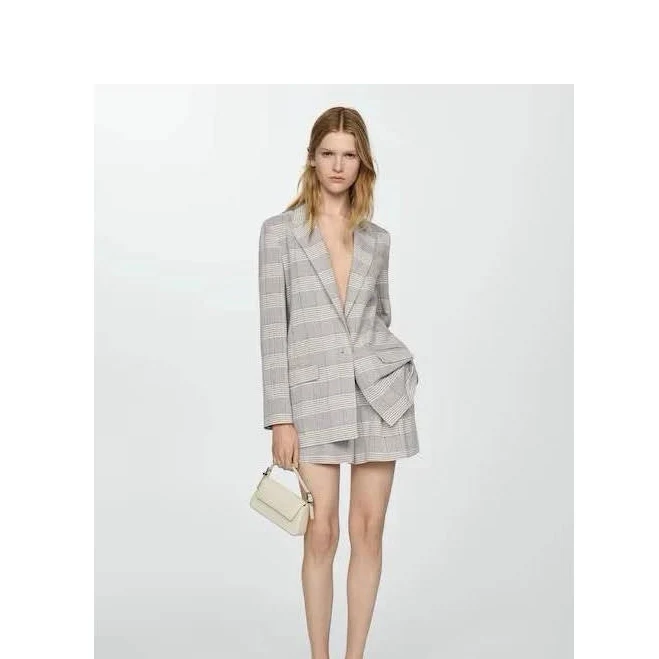 блейзер Піджак блейзер жіночий MANGO 67037927 Сірий S KL0646. Жіночі піджаки ROZETKA $2499