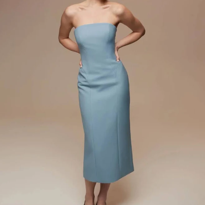 сукня Блакитна сукня-бандо MH STUDIO MUSTHAVE MustHave $3599