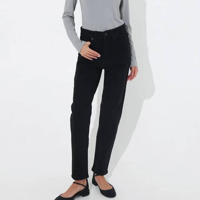 jeans Джинси MOM чорні VOVK $2199