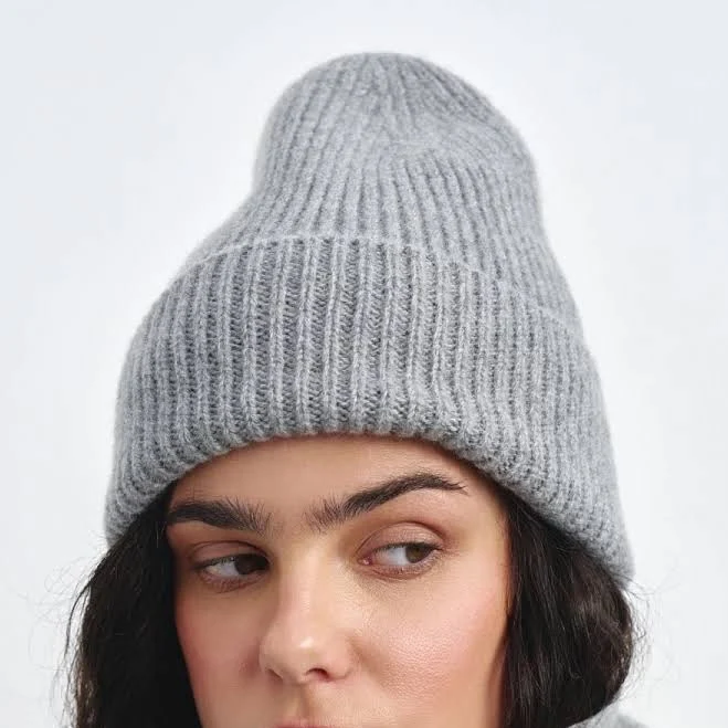 accessory Кашемірова сіра в'язана шапка біні MUSTHAVE MustHave $1999