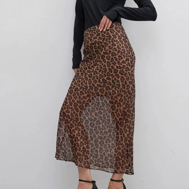 skirt Шифонова спідниця довге міді в леопардовий принт MUSTHAVE - 32 MustHave $1599