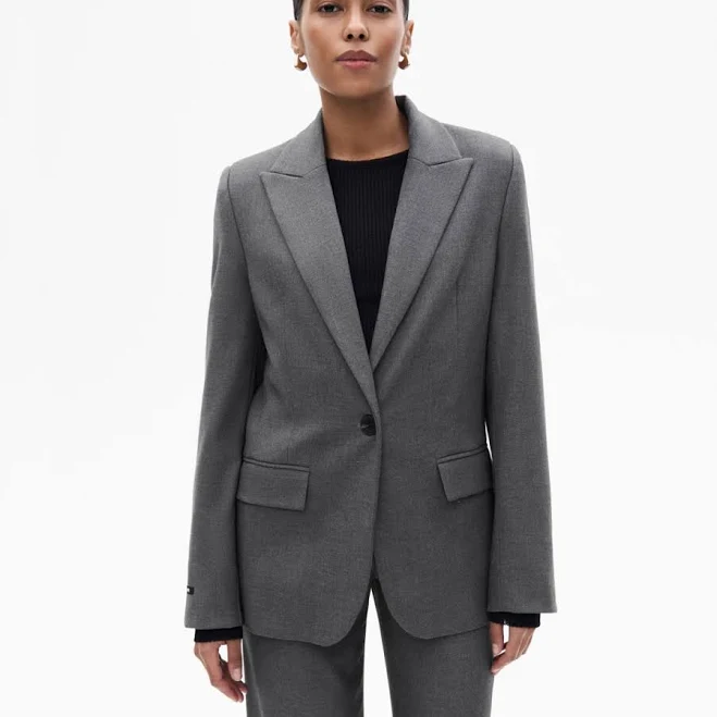 jacket Сірий однобортний жакет з поясом MUSTHAVE MustHave $4999