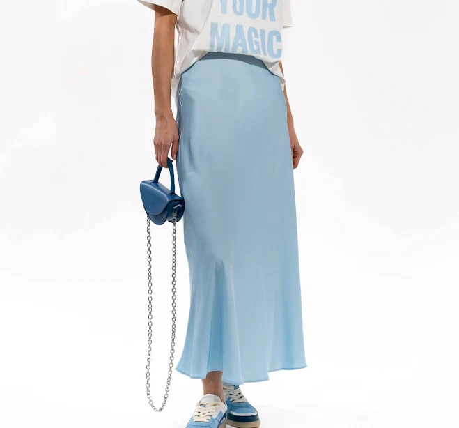 skirt Спідниця шовкова блакитна NIKA. Жіночий одяг > Спідниці EmmelieDelage $1890