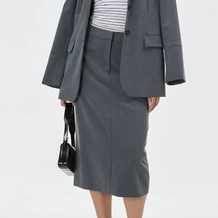 skirt Спідниця жіноча офісного стилю і довжиною міді сіра ORSAY Orsay.ua $1299