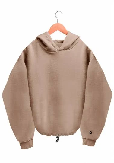 top Худі Oversize Однотонне Бежеве Mattino $1469