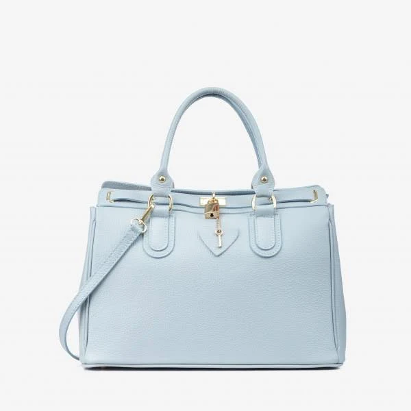 bag Тоут великий Regina Notte Light-blue Шкіра флотар - 197029 Блакитний Тоут Каркасна Прямокутна InBag $2841