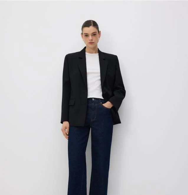 outerwear Reserved - Блейзер із додаванням вовни - чорний - 151HI-99X Reserved $3599