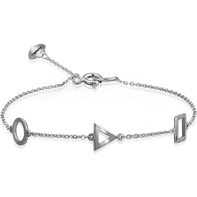 accessory Срібний браслет геометрія Rombul qvaliz.ua $1169