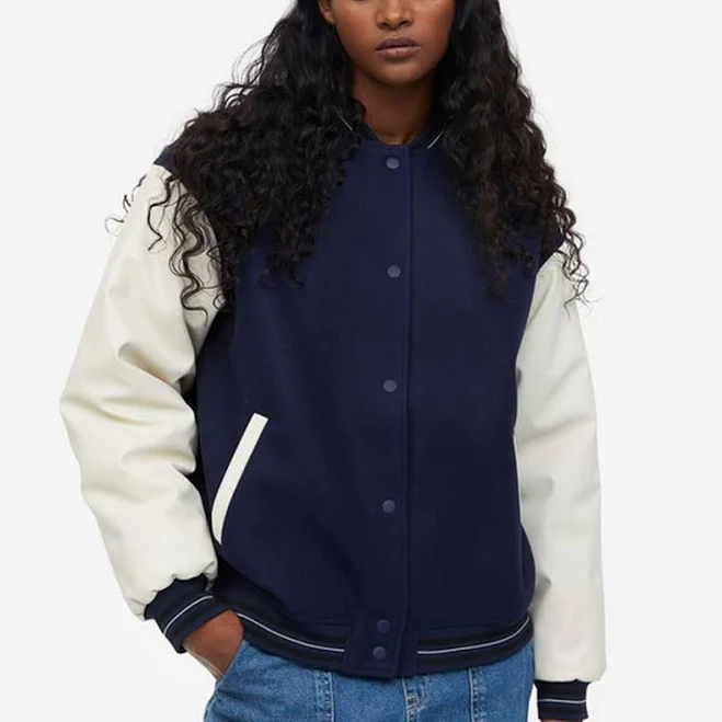 oversize jacket Бейсбольная куртка бомбер, утепленная н&м - s, м Shafa $1585