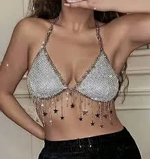 top Топ стразовый Silver с стразами цвет Crystal strazyglamora.com.ua $1200