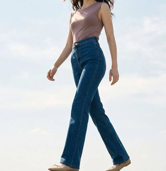 barrel jeans Sinsay Джинси-кльош з високою талією Sinsay $399