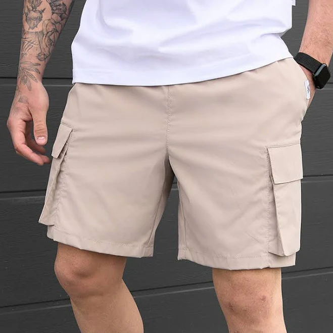 shorts Шорти карго Staff cargo tep beige бежеві з кишенями для хлопця однотонні літні купити Staff-Clothes $730