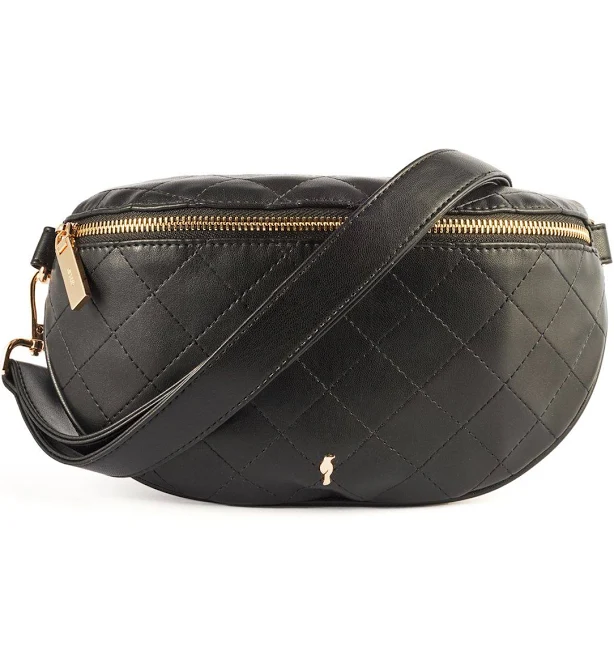 bag Мала чорна поясна сумка зі штучної шкіри TOREC-0878B-99 ochnik.ua $699