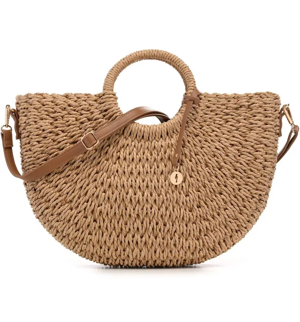 bag Бежева плетена напівкругла сумка TOREC-0940-1E ochnik.ua $1959