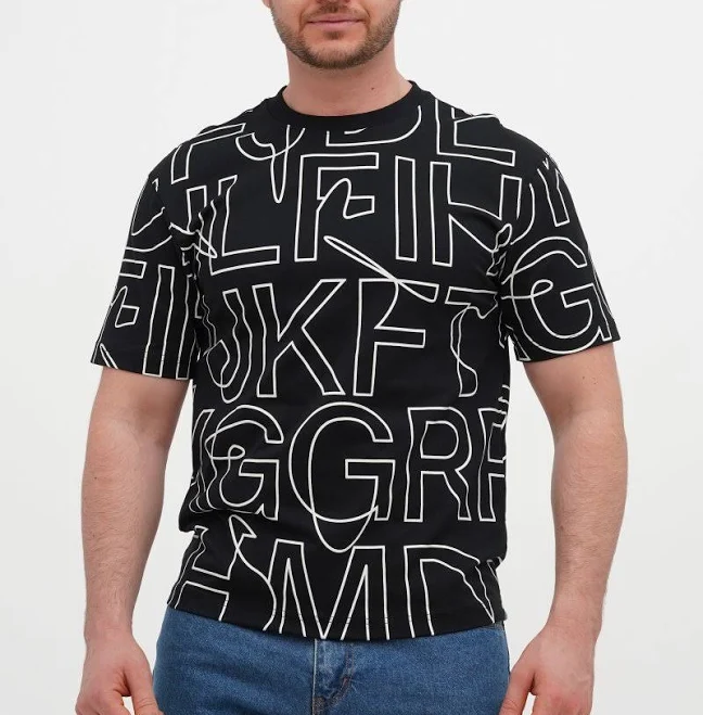 футболки Футболка с принтом Trend Collection 8063 черный trend-collection.com.ua $448