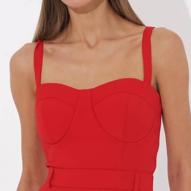 top Топ на бретелях червоний VOVK VOVK $1299