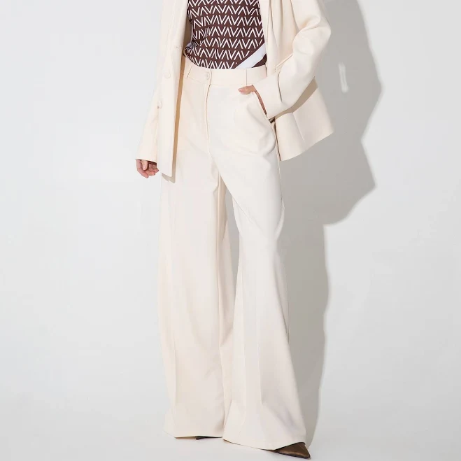 bottom Брюки палаццо кремові VOVK VOVK $2199