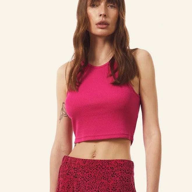 top Топ трикотаж рубчик фуксія VOVK VOVK $319