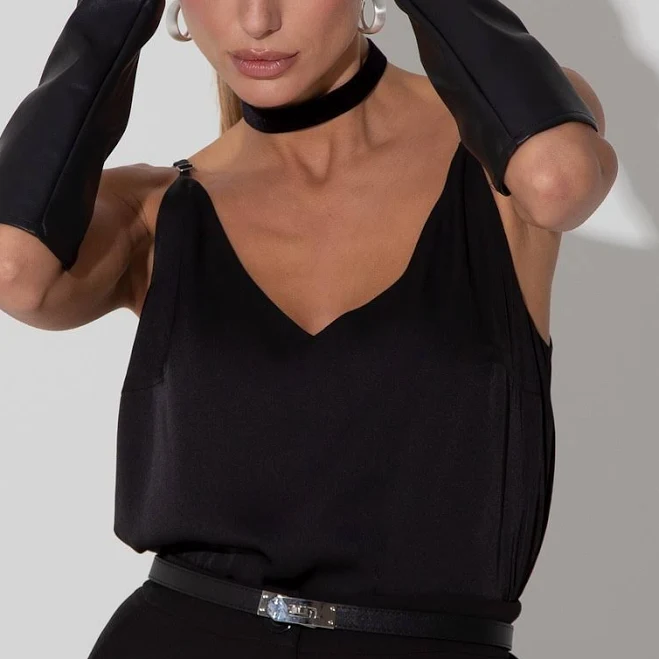 майки Чорна майка на бретелях VOVK VOVK $899