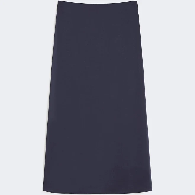 skirt Темно-синя спідниця WEEKEND MAX MARA атласна invogue.ua $5240