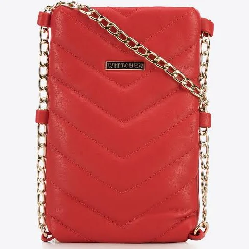 bag Wittchen Міні-Сумка З Стьобаної Екошкіри На Ланцюжку Червона Wittchen UA $775