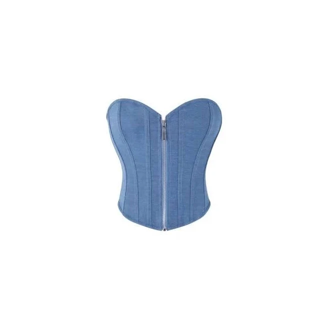 corset_top Корсет джинсовий синій XS 533. Жіночі корсети ROZETKA $799