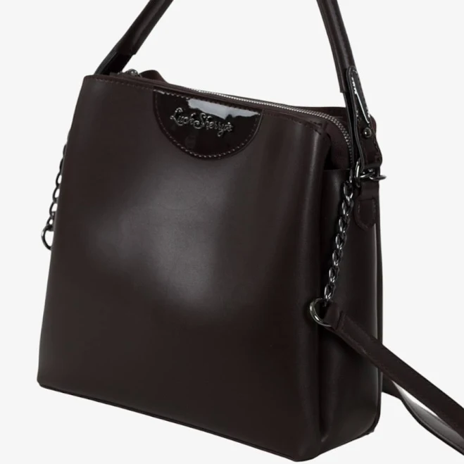 bag Жіноча сумка тоут 067 chocolate коричневого кольору від українського виробника David Jones Україна $1145