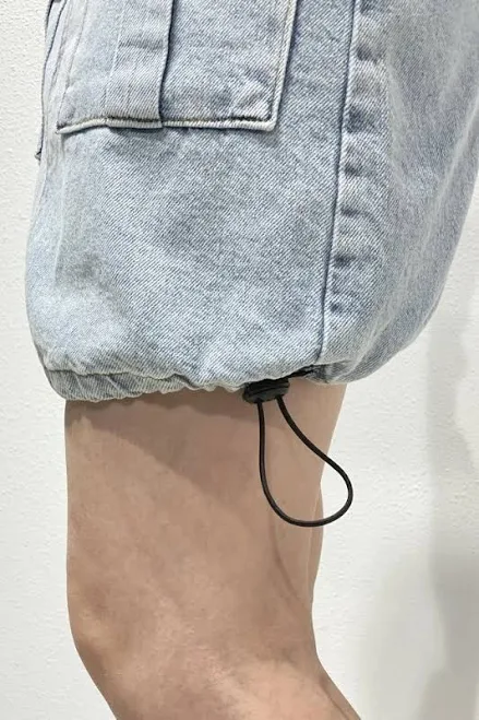 skirt Спідниця міні денім з накладними кишенями (блакитний) Шикарные Меха $1099
