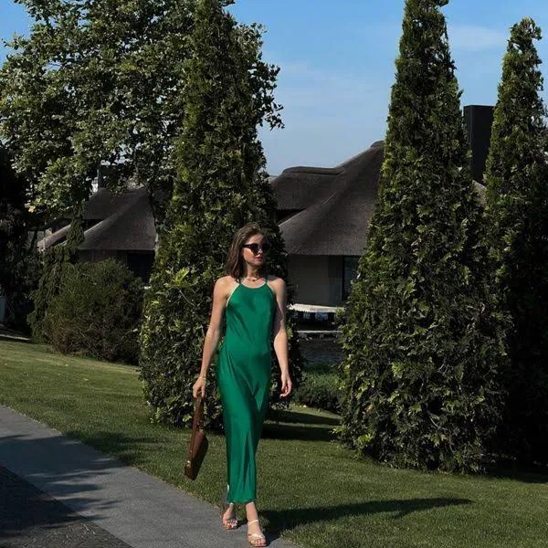dress Сукня міді колір смарагд kaiza.com.ua $1790