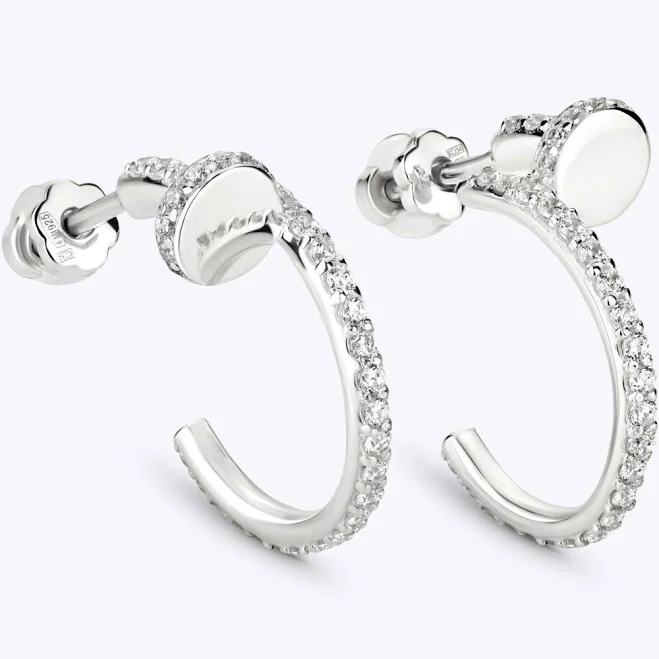 accessory Срібні сережки Цвях Zarutsky $2190