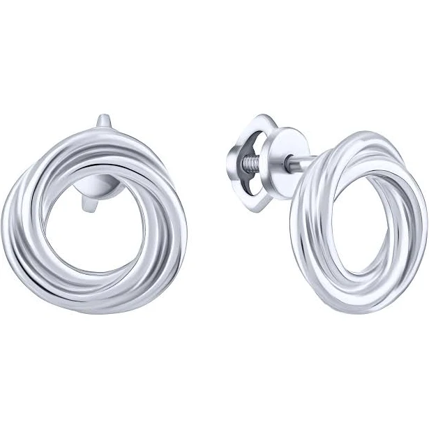 accessory Срібні сережки-пусети 