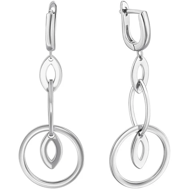 accessory Срібні сережки-підвіски Срібний Вік. Акція. Знижки Срібний Вік $2779