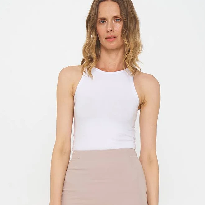 top Кроп-топ білого кольору Natali Bolgar $279