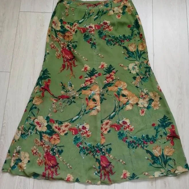 skirt Літня спідниця максі в квіти на підкладці Shafa $280