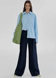 pants Штани палаццо темно-сині kachorovska.com $2900