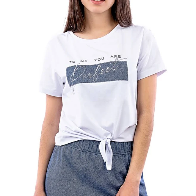 top Блуза жіноча з вишивкою, біла 30061811-001 VaLeo&V $181