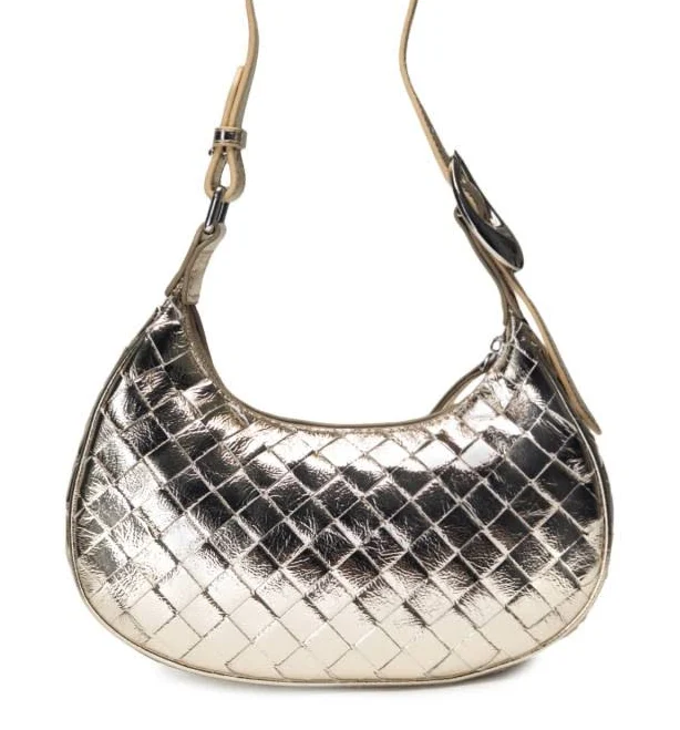 bag Золотая кожаная маленькая сумка SABO $3319