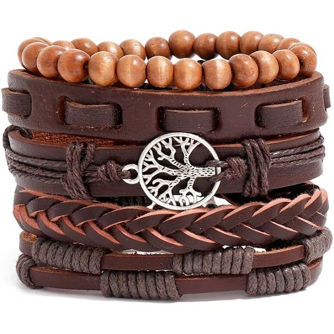 accessory Набір шкіряних браслетів Дерево життя 8044.com.ua $385