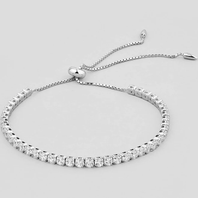 accessory Срібний Браслет Відлуння краси, вставка: Цирконій/фіаніт Minimal $3890